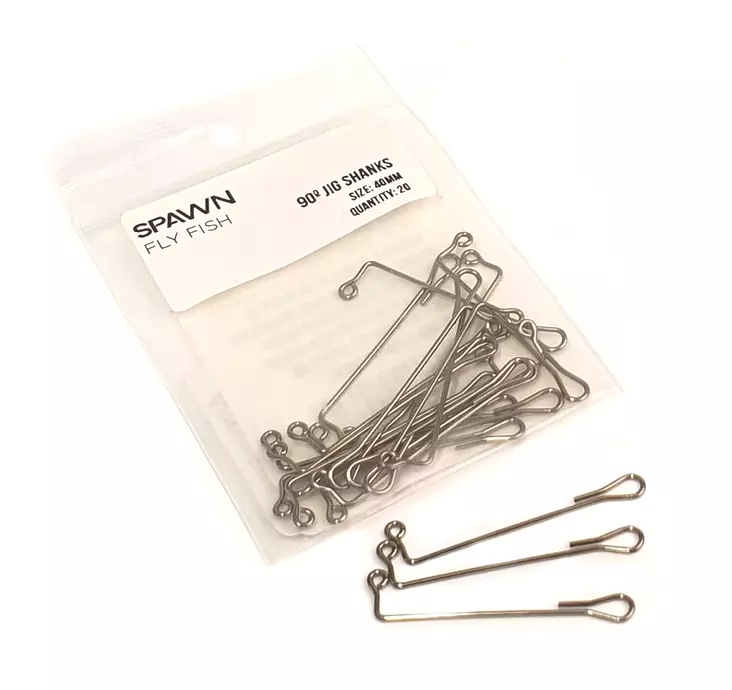Spawn 90 Degree Jig Shank - Other Fly Tying Products - 860006000837 - 1