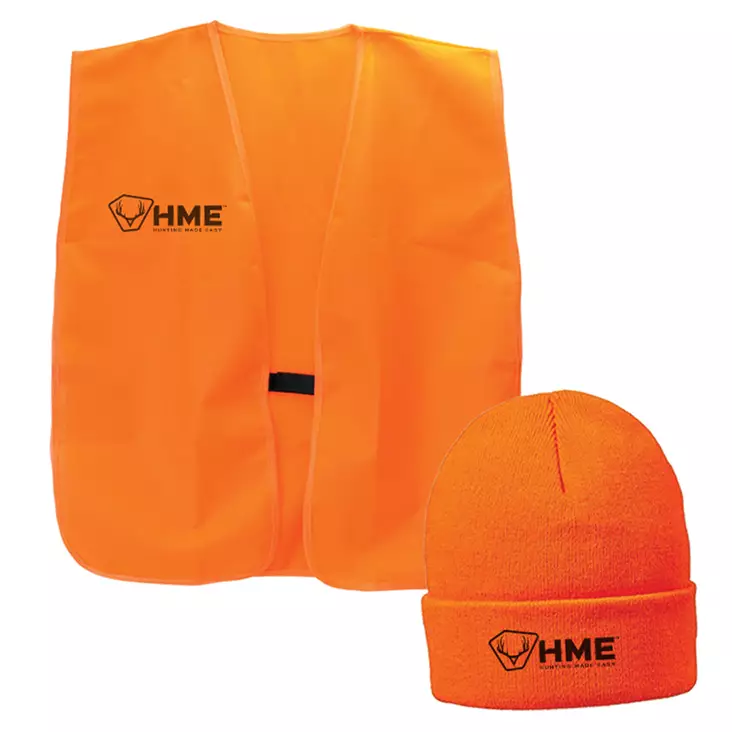 HME Orange Vest and Beanie - Hunting Vests - 888151024027 - 1