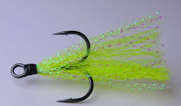 K.P UV Tail Hook FL.Yellow - Hooks - 6438239098187 - 1