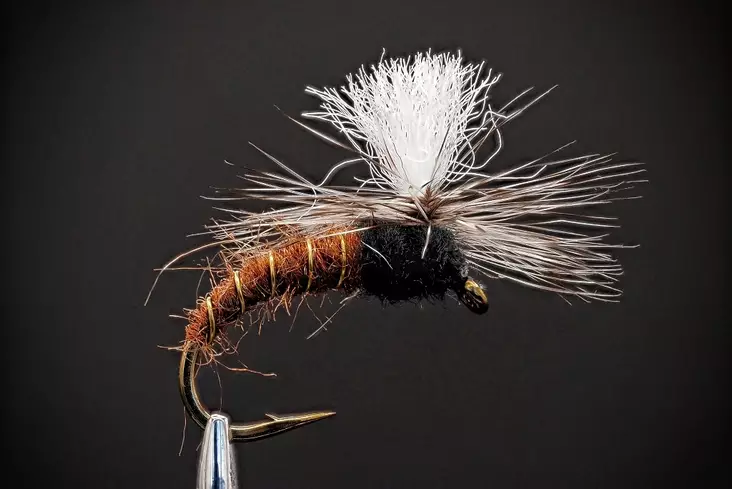 Klinkhamer Brown Salmon Dry Fly - Other Flies - 8859202531087 - 1