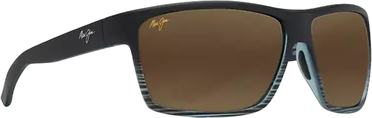Maui Jim Alenuihaha - Gray Black Stripe Frame with HCL Bronze Lens - Glass Lenses - MM839-017 - 1