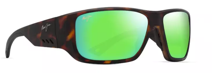 Maui Jim Keha Dark Havana Maui Green - Glass Lenses - 603429079697 - 1