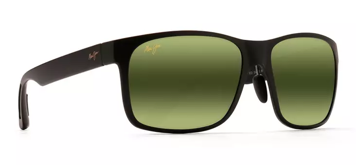 Maui Jim Red Sands - Matte Black Frame with HT Lens - Plastic Lenses - MM432-024 - 1