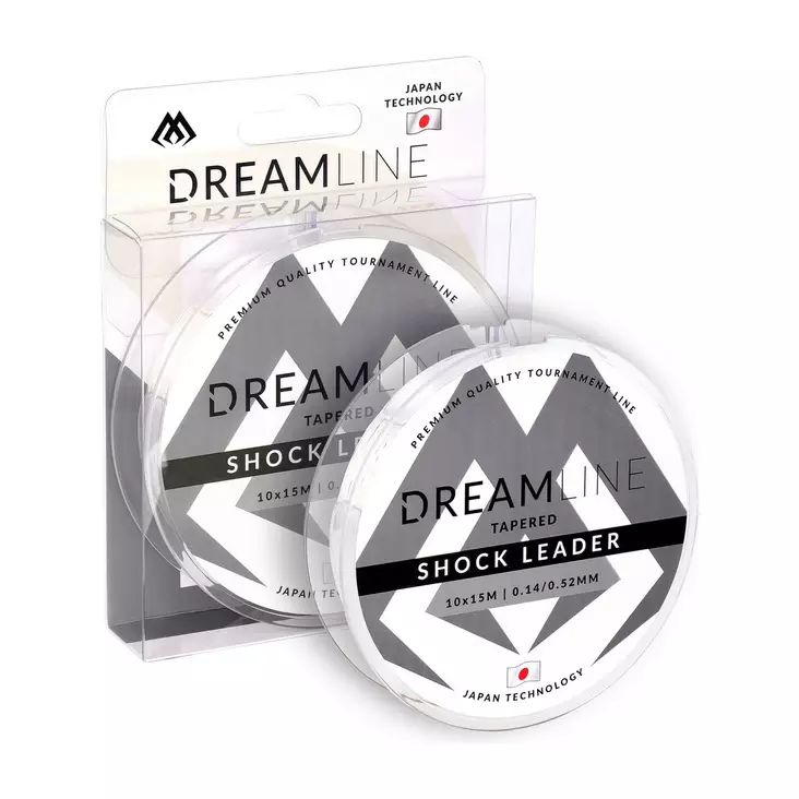 Mikado Dreamline Tapered Shock Leader 0,16-0,54mm 10x15m - Shock Leaders - 5900637016717 - 1