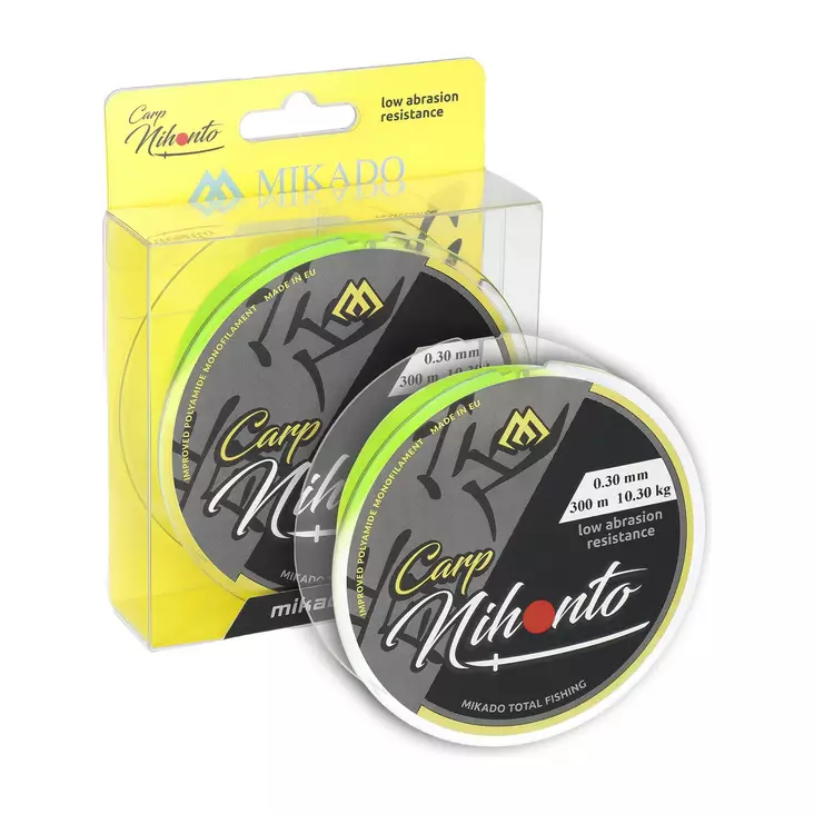 Mikado Nihonto Carp 300m Fluo Yellow - Monofilament - 5900637103257 - 1