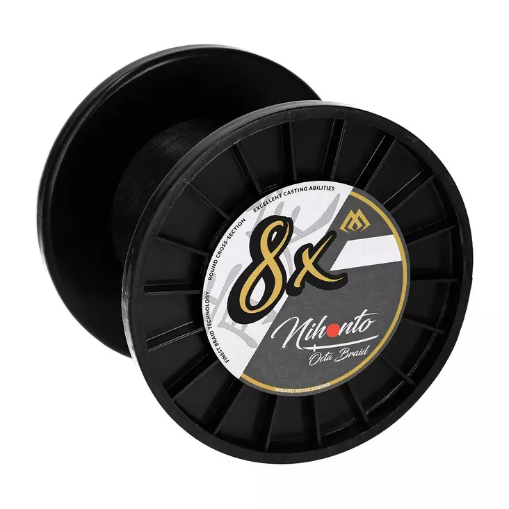 Mikado Nihonto Octa Braid 3000m Black - Braided Lines - 5900637800217 - 1