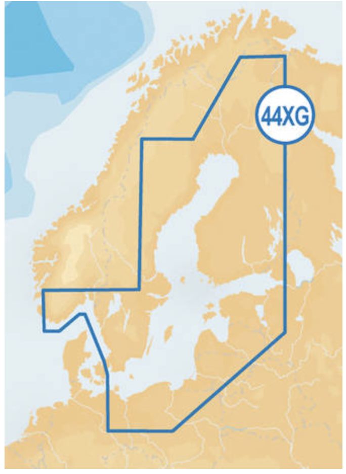 Navionics+ Gold 44XG - Finland Small Card For Old Models - Maps - 8054242902747 - 1