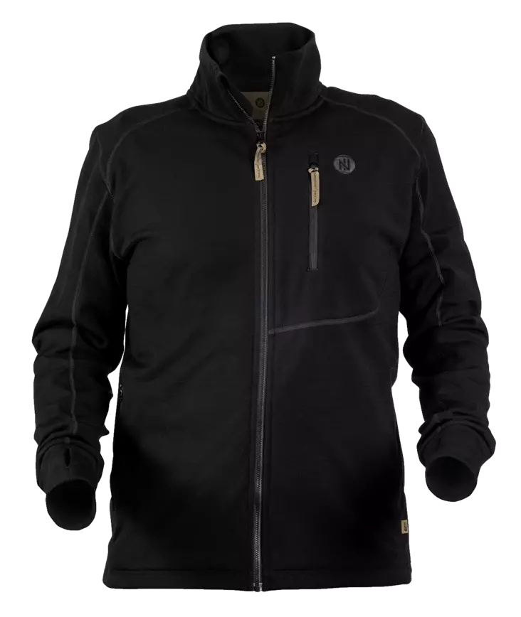 Nordhunt Talbot Wool Cardigan Black - Shirts - 5740032601527 - 1