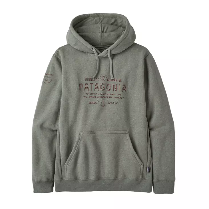Patagonia Forge Mark Uprisal Hoody Sleet Green - Sweatshirts - 195699808027 - 1