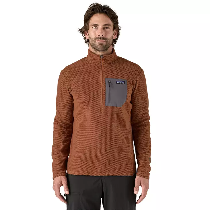 Patagonia Mens R1 Air Zip Neck Robin Brown - Ruoto.com webstore