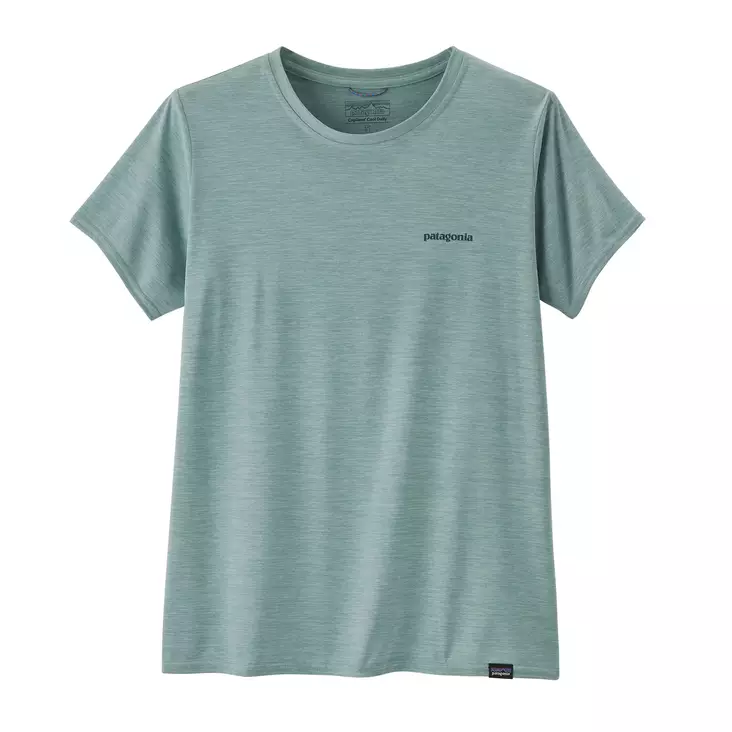 Patagonia Womens Cap Cool Daily Graphic Shirt, Thermal Blue X-Dye - Shirts - 196924689107 - 1