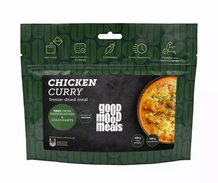 GoodMoodMeals Chicken Curry - Outdoor Meals - 4750296002887 - 1
