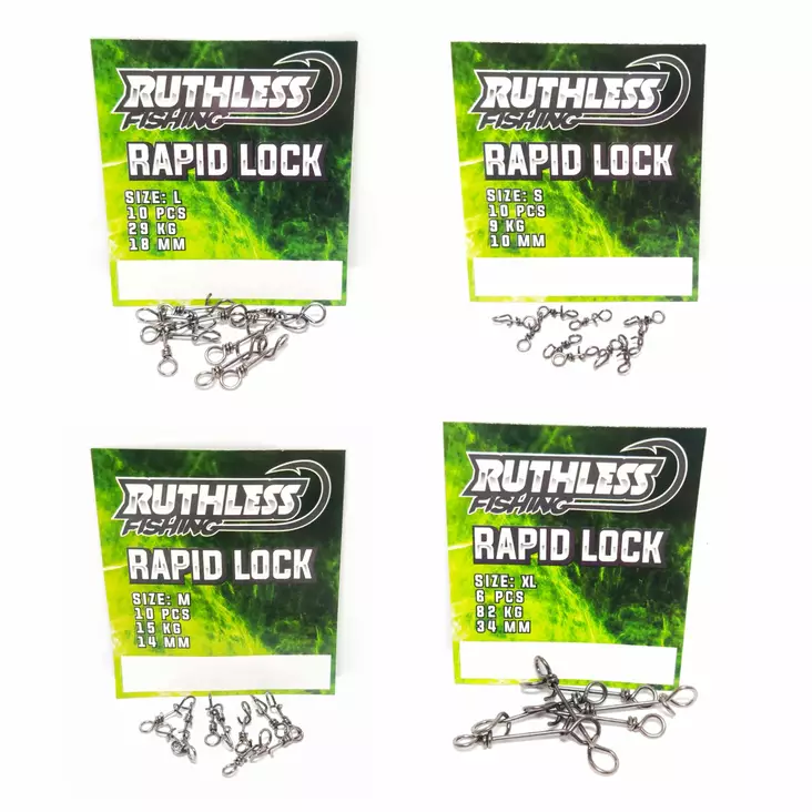 Ruthless Rapid Lock - Snaps and Swivels - 8605039525917 - 1