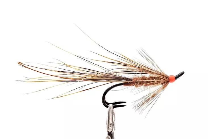 Sarvijaakko Natural Brown Salmon Fly - Double Hook Salmon Flies - 8859202531247 - 1