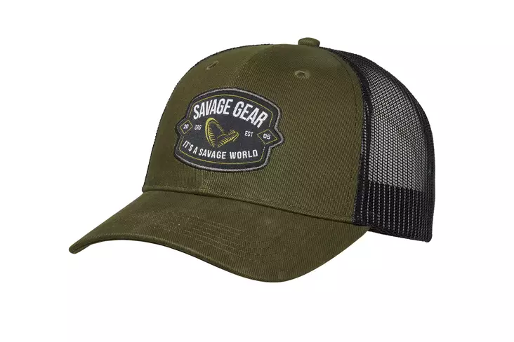 Savage Gear Badge Trucker Green - Truckers - 5706301035257 - 1
