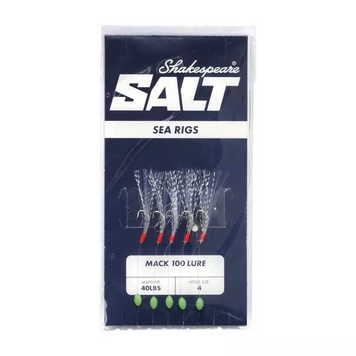 Shakespeare Mack 100 Lure - Sabiki & Mackerel Rigs - 043388130747 - 1
