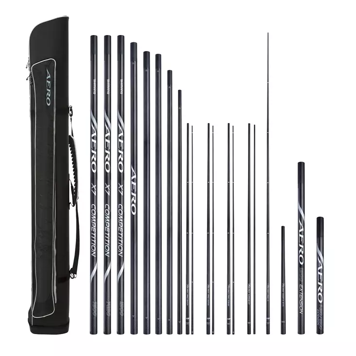 Shimano Aero X7 Competition Pole Pack + Kits - Rods - 8717009874427 - 1