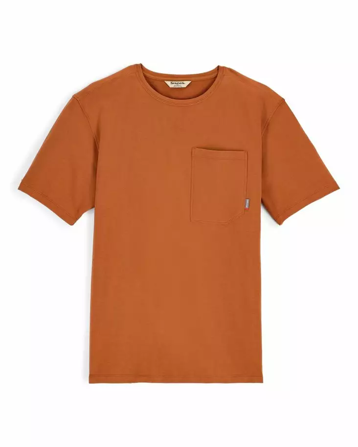 Simms Harbor Pocket T-shirt Stonefly - Men T-Shirts - 694264697047 - 2