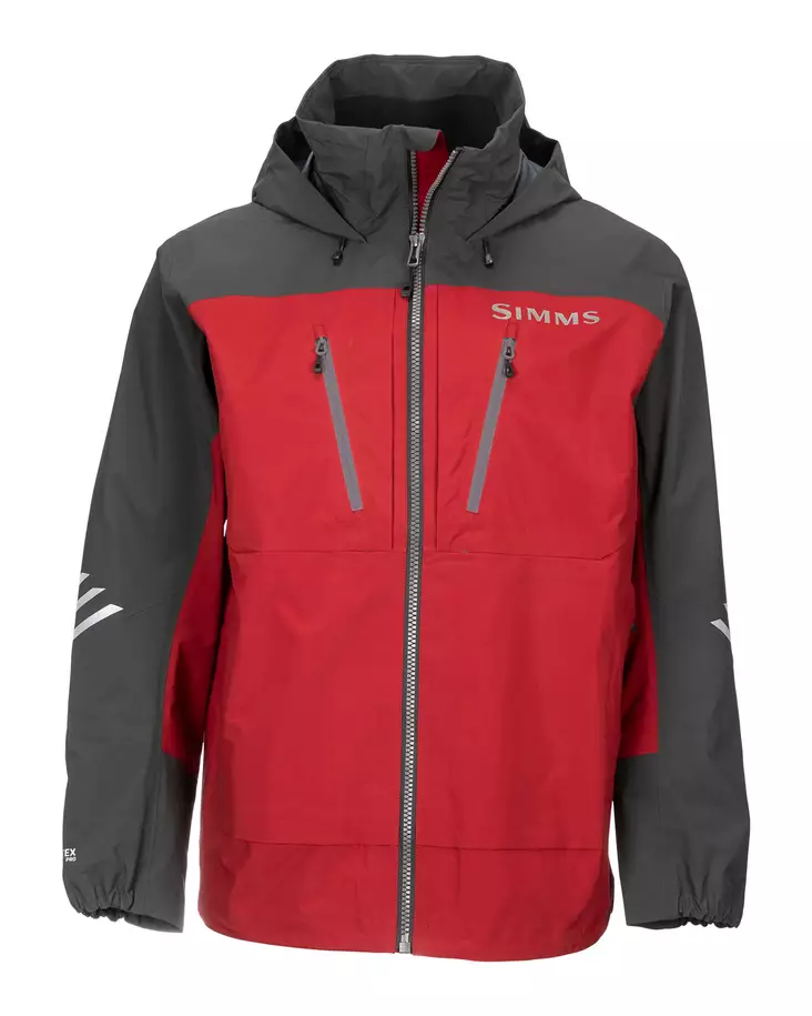 Simms ProDry Jacket Auburn Red - Hard Shells for Men - 694264501177 - 1