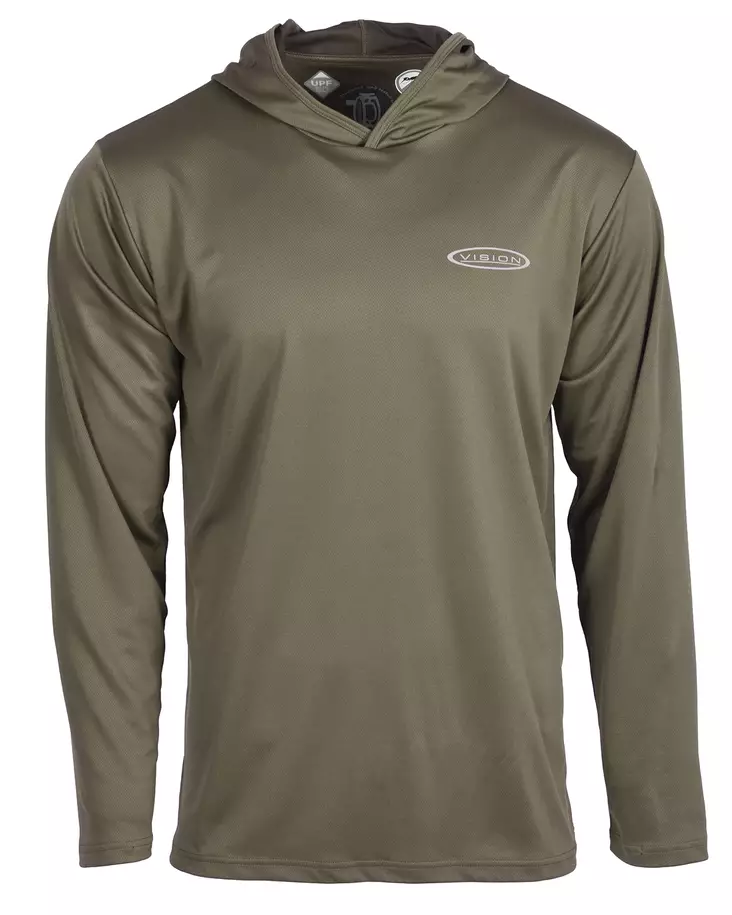 Vision Bamboo BUG & UV Hoodie Pale Olive - Hoodies - 6417512842747 - 1