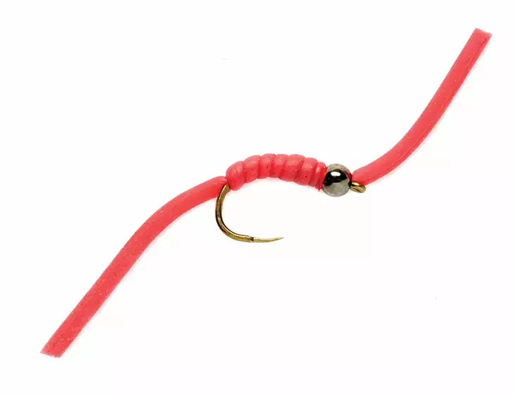 Wiggly Worm Red Barbless - Streamers & Wooly Buggers - 5054302048357 - 1