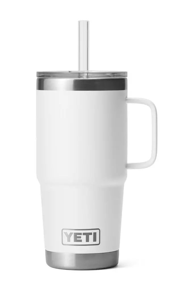 Yeti Rambler 25 Oz Straw Mug White - Insulated Bottles and Mugs - 888830276877 - 1