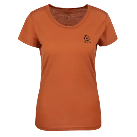 Anar Galda W's Merino T-Shirt Orange - Hunters Underwear - 6438014294148 - 1
