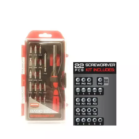 Birchwood Basic Screwdriver Set 22 Piece Kit - Other Gun Cleaning Products - 888151028858 - 1