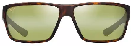 Maui Jim Uila - Matte Dark Havana Frame with HT Lens - Glass Lenses - 603429079628 - 2