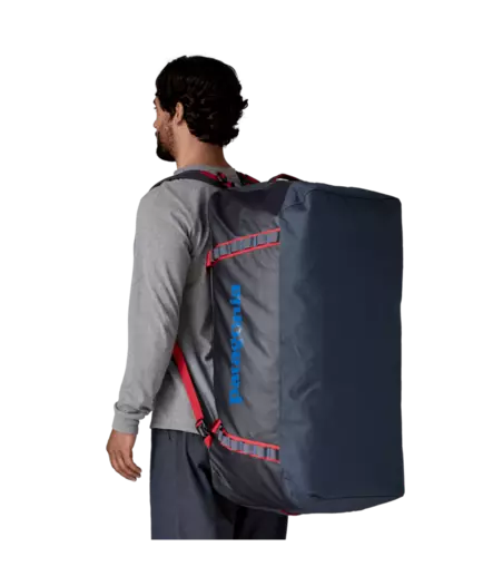 Patagonia Black Hole Duffel 100L Smolder Blue w/Amanita Red - Gear Bags - 198077741978 - 2