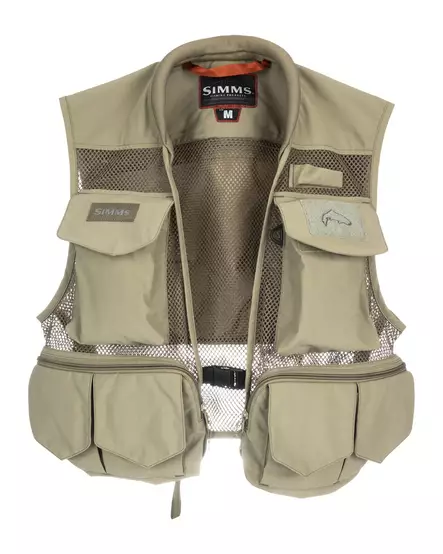 Simms Tributary Vest Tan - Fly Fishing Vests - 694264544228 - 1