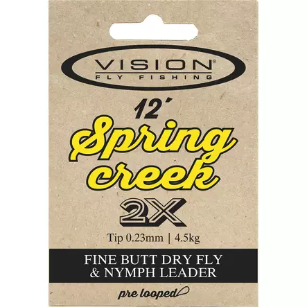 Vision Spring Creek Leader 12' - Nylon Leaders - 6417512800778 - 3