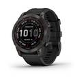 Garmin Fenix 7 Sapphire Solar Black DLC Titanium with Black Band - GPS Devices and Wearables - 0753759278168 - 1