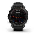 Garmin Fenix 7 Sapphire Solar Black DLC Titanium with Black Band - GPS Devices and Wearables - 0753759278168 - 2