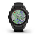 Garmin Fenix 7 Sapphire Solar Black DLC Titanium with Black Band - GPS Devices and Wearables - 0753759278168 - 4