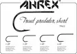 Ahrex TP612 Trout Predator Streamer Short - Streamer Fly Hooks - 655043964408 - 3
