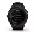 Garmin Fenix 7X Sapphire Solar Black DLC Titanium with Black Band - GPS Devices and Wearables - 753759278328 - 3