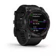 Garmin Fenix 7X Sapphire Solar Black DLC Titanium with Black Band - GPS Devices and Wearables - 753759278328 - 4