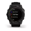 Garmin Fenix 7X Sapphire Solar Black DLC Titanium with Black Band - GPS Devices and Wearables - 753759278328 - 7