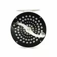 Iwana Retro Salmon 3 3/4" Black & Silver - Fly Reels - 6975745030718 - 4