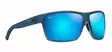 Maui Jim Alenuihaha - Blue Black Stripe with Blue Hawaii Lens - Glass Lenses - 603429067328 - 1