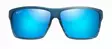 Maui Jim Alenuihaha - Blue Black Stripe with Blue Hawaii Lens - Glass Lenses - 603429067328 - 2