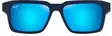 Maui Jim Kahiko - Matte Dark Blue Frame with Blue Hawaii Lens - Plastic Lenses - 603429075668 - 2