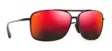 Maui Jim Kaupo Gap - Red Black Tortoise Frame with Hawaii Lava Lens - Plastic Lenses - 603429070298 - 1