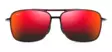 Maui Jim Kaupo Gap - Red Black Tortoise Frame with Hawaii Lava Lens - Plastic Lenses - 603429070298 - 2