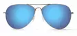 Maui Jim Mavericks - Silver Titanium Frame with Blue Hawaii Lens - Plastic Lenses - 603429035648 - 2