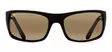 Maui Jim Peahi - Matte Rubber Black Frame with HCL Lens - Glass Lenses - 603429015848 - 3