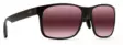 Maui Jim Red Sands Mat Black - Rose Lens - Plastic Lenses - MM432-028 - 1