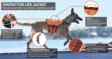 Non-stop Dogwear Protector Life Jacket Teal - Dog Vest & Cloths - 7071652173438 - 10