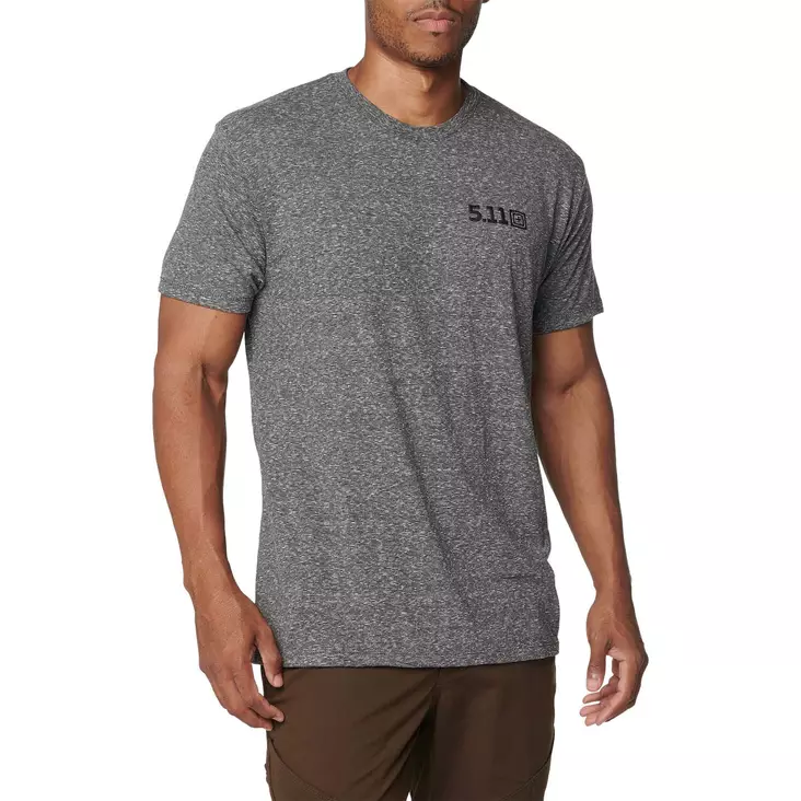 5.11 Triblend Legacy S/S Tee Grey - Tactical Shirts - 888579243338 - 1